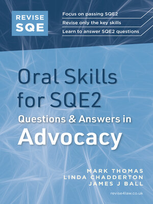 cover image of Revise SQE Oral Skills for SQE2